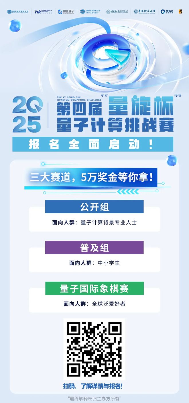开元棋牌app 第四届“量旋杯”量子国际